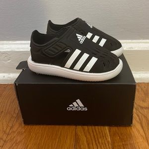 Toddler Adidas Black & White Water Sandal Size 6.5c